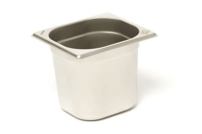 Bac gastronorme GN 1/6 inox 18/0 2,2L Comas - Hauteur 15cm