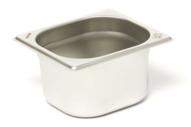Bac gastronorme GN 1/6 18/0 inox 1,5L Comas - Hauteur 10cm