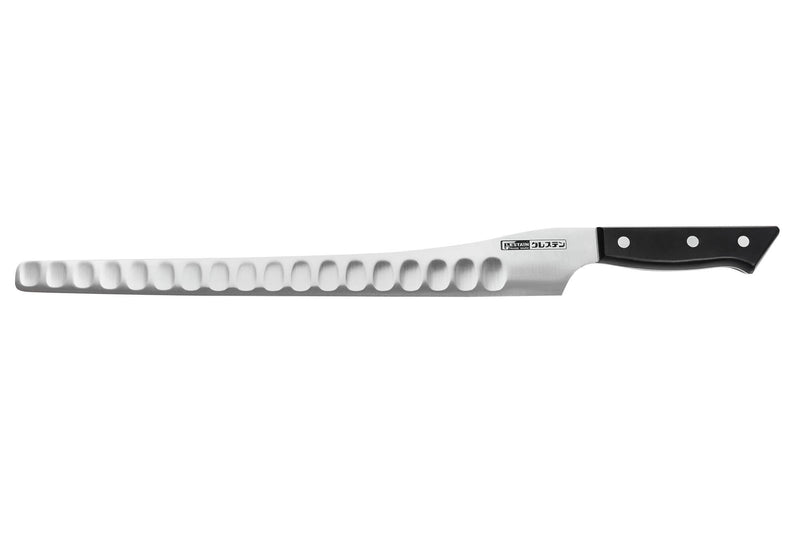 Couteau à saumon alvéolé dos courbé japonais Glestain SO Series 31cm