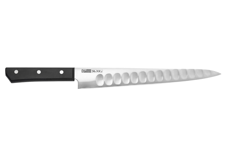 Couteau sujihiki alvéolé japonais Glestain SO Series 27cm