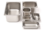 Bac gastronorme GN 1/4 inox 18/0 1,05L Comas - Hauteur 4cm