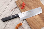 Coffret 3 couteaux japonais Satake Cutlery Nashiji santoku + nakiri + office
