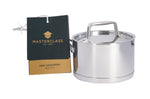Mini casserole MasterClass en acier inox 8,5cm + couvercle