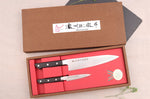 Coffret 2 couteaux japonais Satake Cutlery ABS chef 21cm + office 9cm