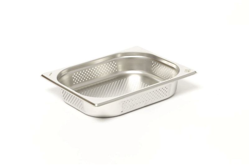 Bac gastronorme perforé GN 1/2 inox 18/0 3,5L Comas - Hauteur 6,5cm