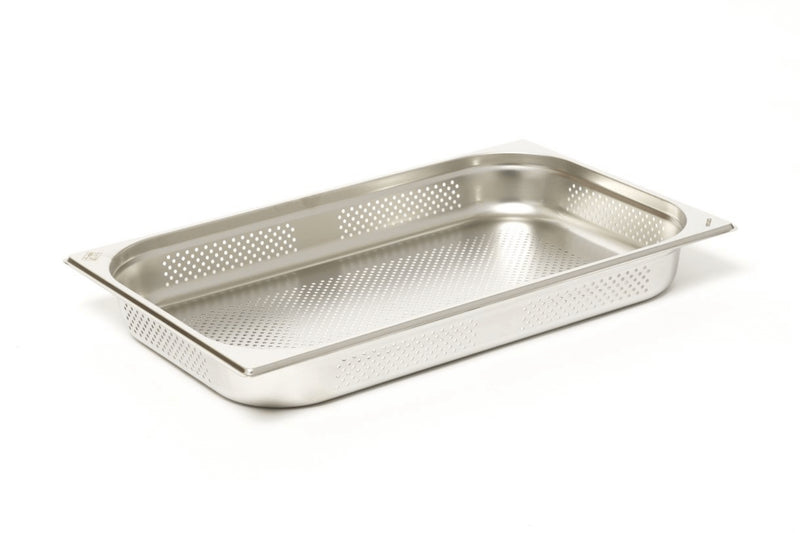 Bac gastronorme perforé GN 1/1 inox 18/0 8,5L Comas - Hauteur 6,5cm