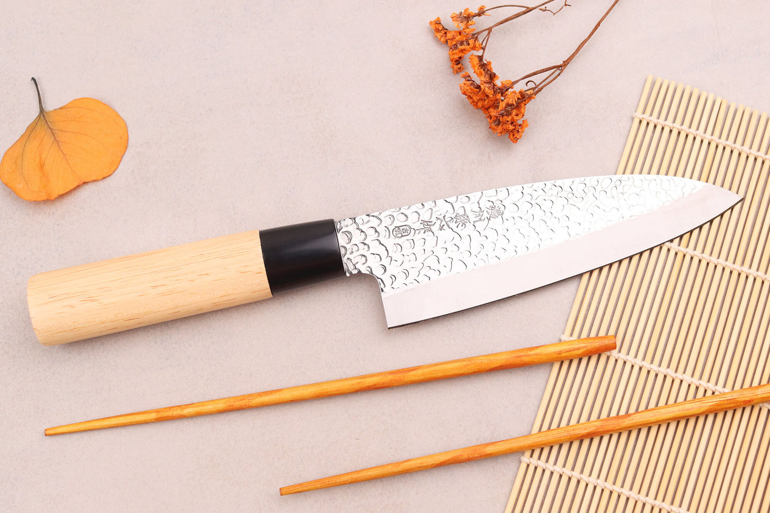 Couteau deba 15cm japonais Satake Cutlery Tsuchime en magnolia