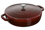 Sauteuse Staub Chistera en fonte émaillée grenadine - 28 cm