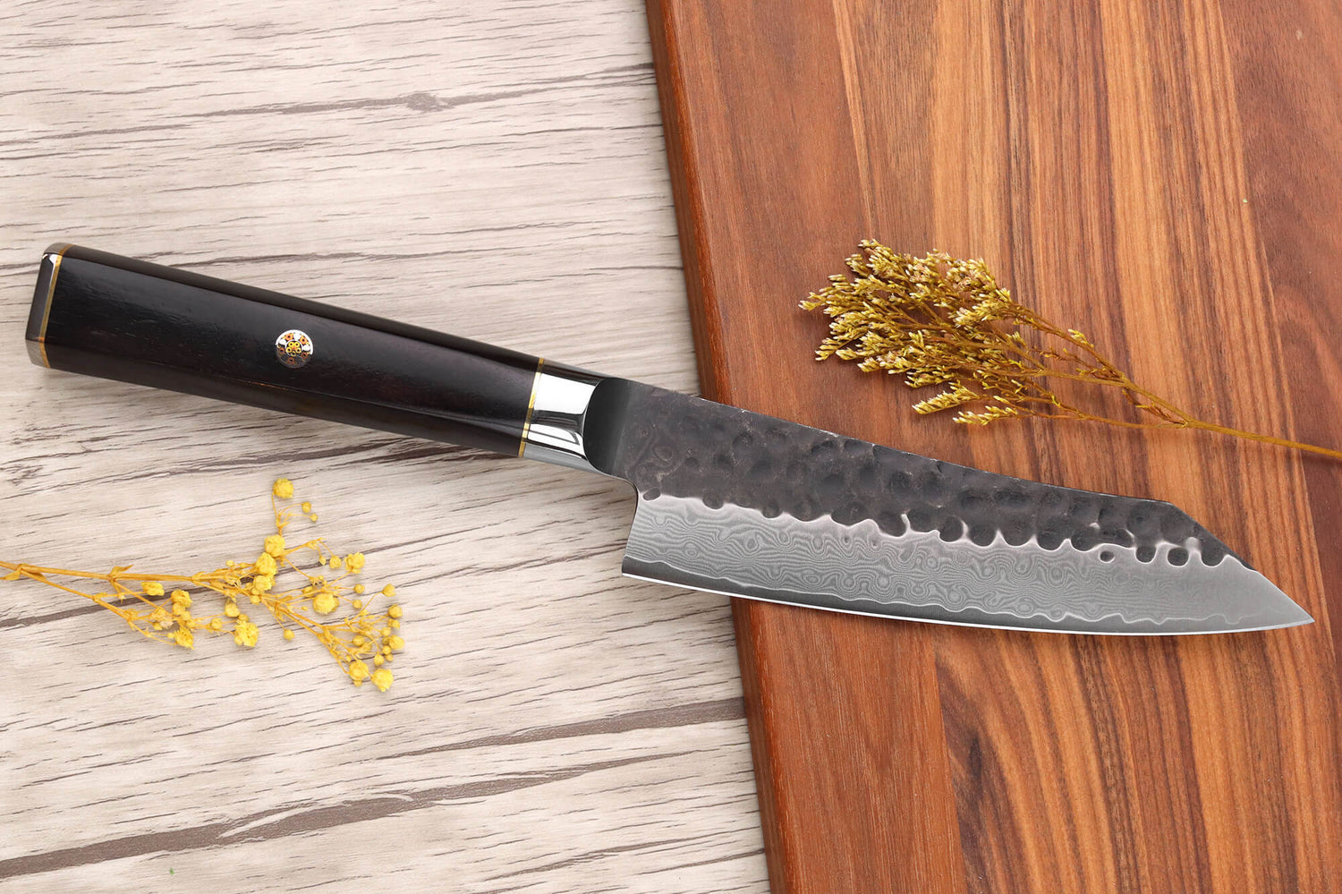 Couteau kiritsuke 15cm Fukito Ébène Damas VG10