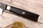 Couteau santoku 17cm Fukito Ébène Damas VG10