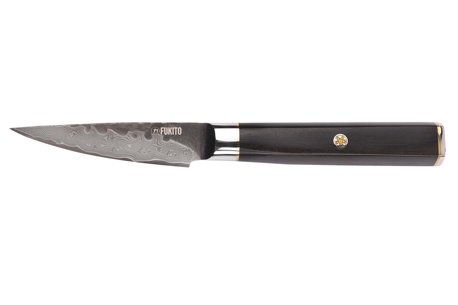 Coffret 2 couteaux Fukito Ébène Damas VG10 Chef + Office