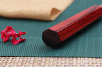 Couteau santoku japonais artisanal Kei Kobayashi SG2 Damas Heptagone 17cm