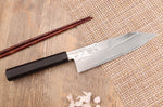Couteau bunka 18cm japonais artisanal Hatsukokoro Ginsou Damas manche en ébène