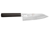 Couteau bunka 18cm japonais artisanal Hatsukokoro Ginsou Damas manche en ébène