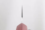 Couteau santoku japonais artisanal Kei Kobayashi SG2 Damas Heptagone 17cm