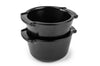 Duo ramequins Peugeot Appolia en céramique noir satin diamètre 11cm