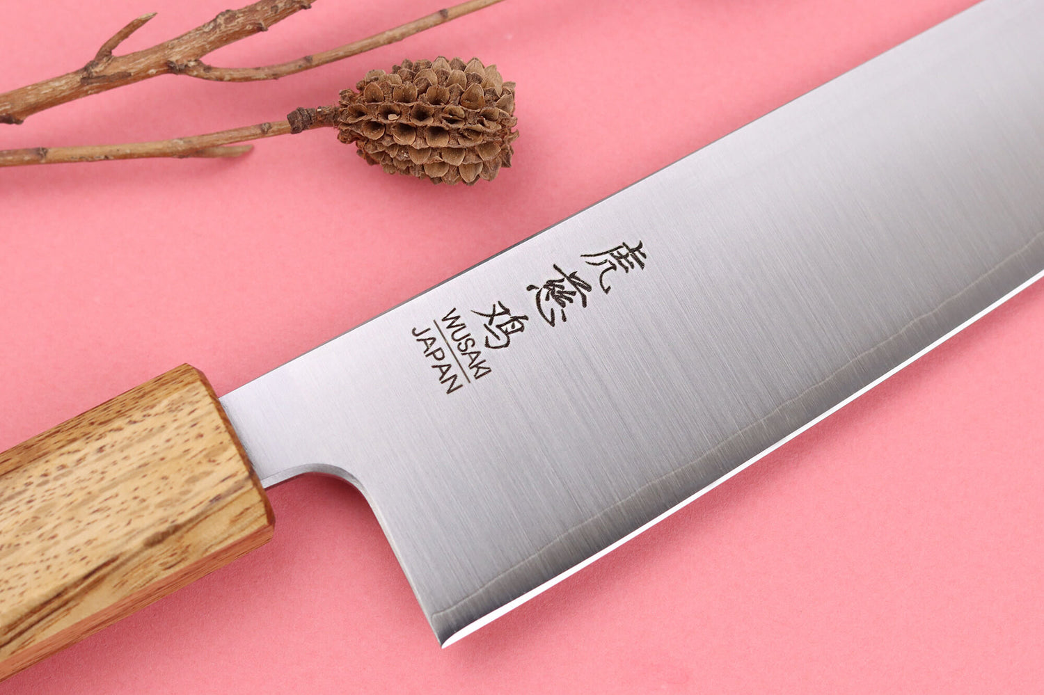 Couteau bunka japonais artisanal Wusaki Migaki G3 16,5cm
