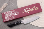 Couteau ko santoku 13cm japonais artisanal Masutani VG10 Damas