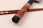 Couteau sujihiki 24cm japonais artisanal Kisuke Manaka Enn en cognassier avec 3 anneaux