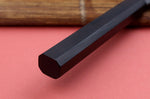 Couteau sakimaru 27cm japonais artisanal Hatsukokoro Shirasagi manche en ébène