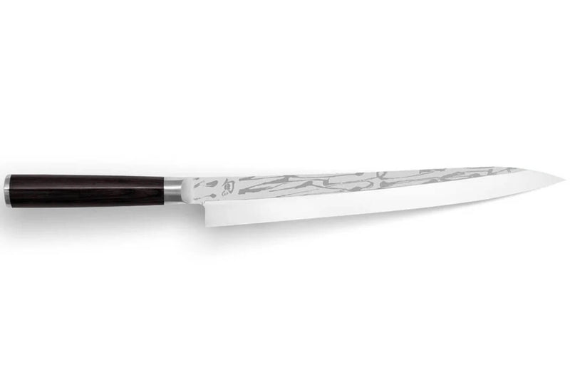 Couteau Yanagiba japonais KAI Shun Pro Sho 27cm tranchant asymétrique