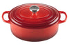 Cocotte ovale en fonte émaillée Le Creuset Signature 29cm Cerise