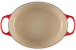 Cocotte ovale en fonte émaillée Le Creuset Signature 29cm Cerise