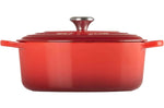 Cocotte ovale en fonte émaillée Le Creuset Signature 29cm Cerise