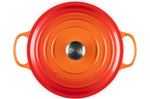 Cocotte ronde en fonte émaillée Le Creuset Signature 28cm Volcanique
