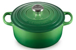 Cocotte ronde en fonte émaillée Le Creuset Signature 24cm Bambou