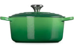Cocotte ronde en fonte émaillée Le Creuset Signature 24cm Bambou
