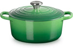 Cocotte ronde en fonte émaillée Le Creuset Signature 24cm Bambou