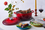 Cocotte ovale en fonte émaillée Le Creuset Signature 33cm Cerise