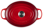 Cocotte ovale en fonte émaillée Le Creuset Signature 33cm Cerise
