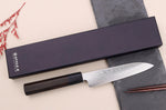 Couteau universel 13,5cm japonais artisanal Makoto Kurosaki VG7 Damas