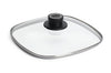 Couvercle Woll carré en verre de sécurité - 22 cm