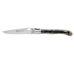 Couteau Laguiole GILLES, manche 12 cm corne de bélier jaspée