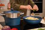 L'Incroyable Wok Cookut 28cm anti-adhérent - Myrtille