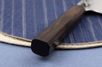 Couteau bunka 16,5cm japonais artisanal Hatsukokoro Ginga ATS-34 Damas ébène