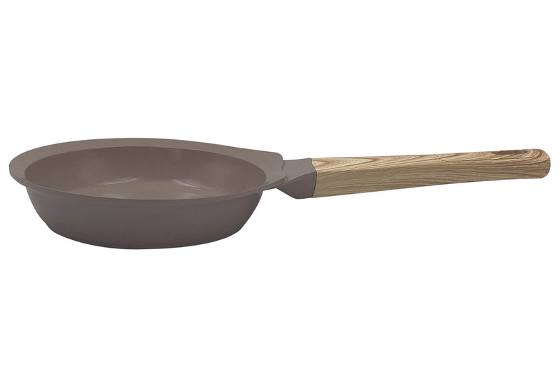 L'Incroyable Poêle antiadhérente en céramique Cookut moka - 16cm