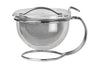 Théière Mono Filio 0,6L en verre borosilicate avec support en inox 18/10