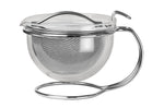 Théière Mono Filio 0,6L en verre borosilicate avec support en inox 18/10
