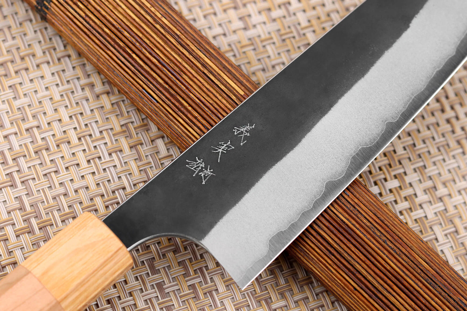 Couteau bunka japonais artisanal Yoshimi Kato AS Brut 16,5cm