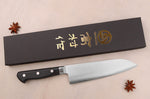 Couteau santoku 16,5cm japonais artisanal Takamura VG10 Poli