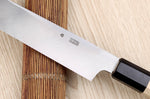 Couteau yanagiba 24cm japonais artisanal Sakai Kikumori Kikuzuki Kuro