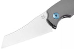 Couteau pliant coupe-cigare Fox Virtus FX.541TI manche 10cm en titanium + étui cuir