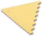 Peigne de décor triangle 9.3 x 8.3cm
