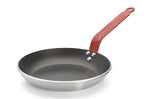 Poêle antiadhésive De Buyer Choc Resto Induction rouge en aluminium - 24cm