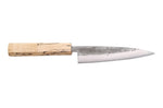 Couteau universel japonais artisanal Wusaki Nakata Erable BS2 13,5cm manche érable