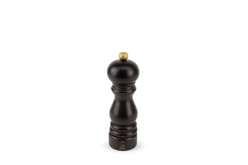 Moulin à sel manuel Peugeot Paris U select en bois chocolat - 18 cm